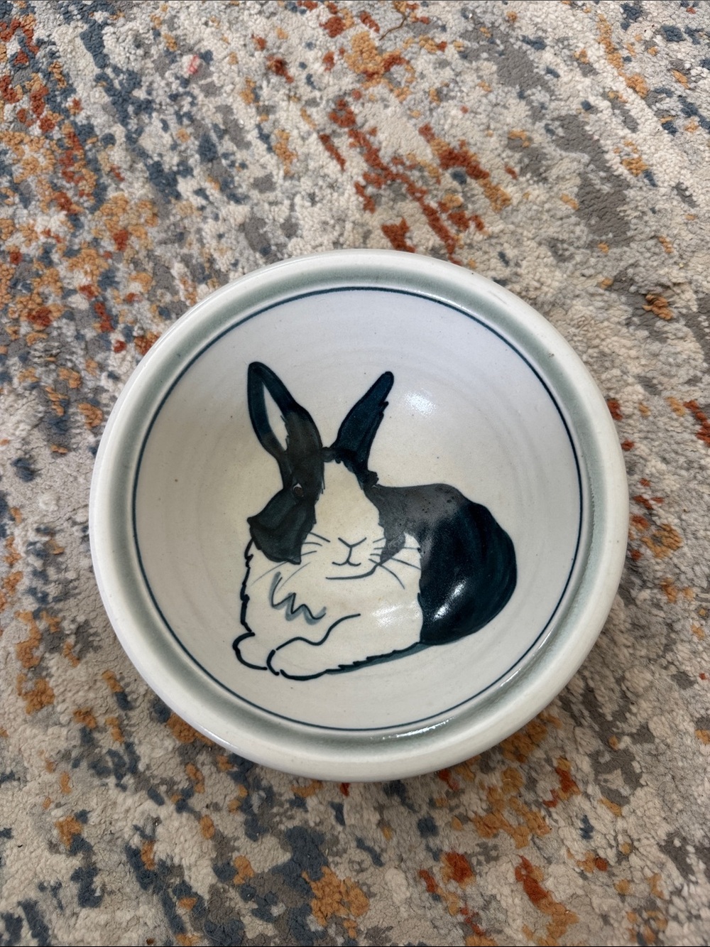 Handmade Bunny Bowl